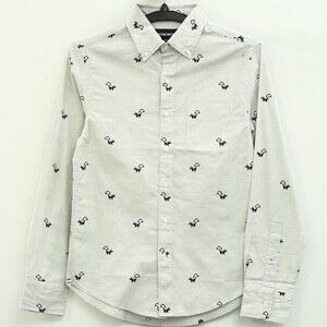 Bonobos Everyday Squirrel Print Men's Shirt Buttondown Athletic Fit XS 286215